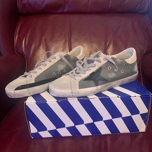 Golden Goose Sz 43 (US 10) Green & Black NEW